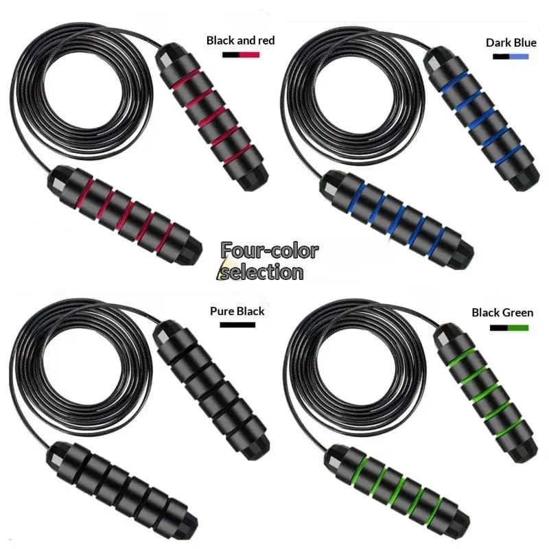 New 1 Set Anti-Tangling Steel Wire Jump Rope Adjustable For Skipping Fitness Workout Home Sport Training Equipment