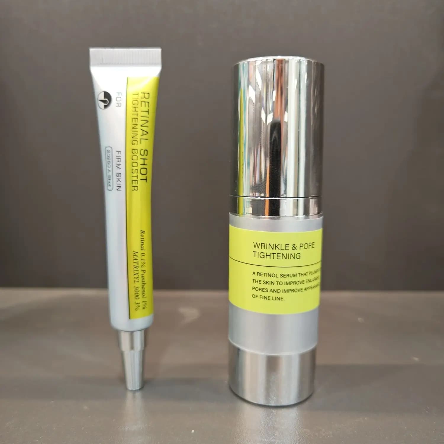 Retinol Shot Tightening Eye Cream Vita A Moisturizing Brighten Essence Lift Firm Skin Ampoule Korean Original Skin Care Set