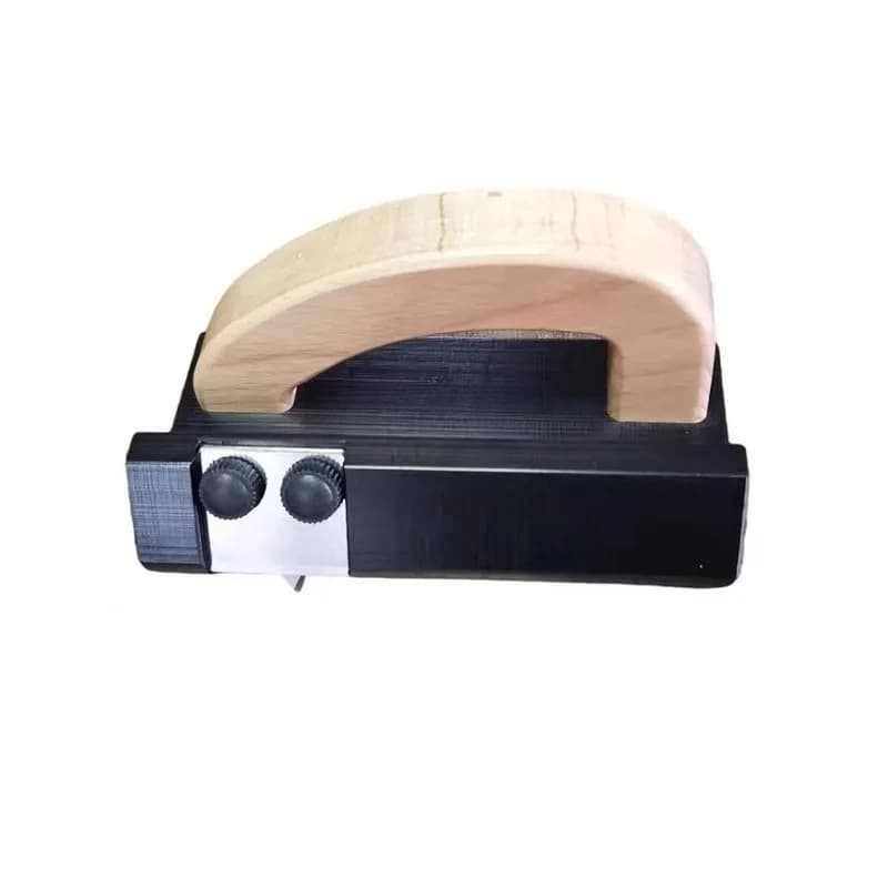 Handheld Carpet & Vinyl Floor Cutter, Wooden Handle Trimming Knife for Wall Cloth, Linoleum & Plastic Flooring