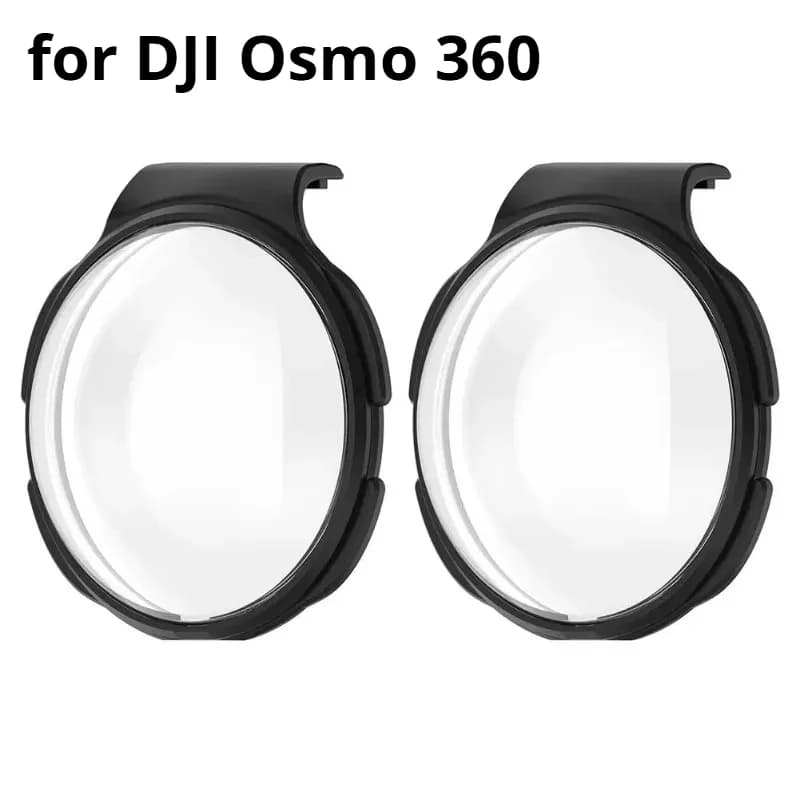 2PCS/Set Optical Tempered Glass Lens Guard for DJI Osmo 360 9H Hardness High Transmittanc Waterproof Dustproof Camera Protectors