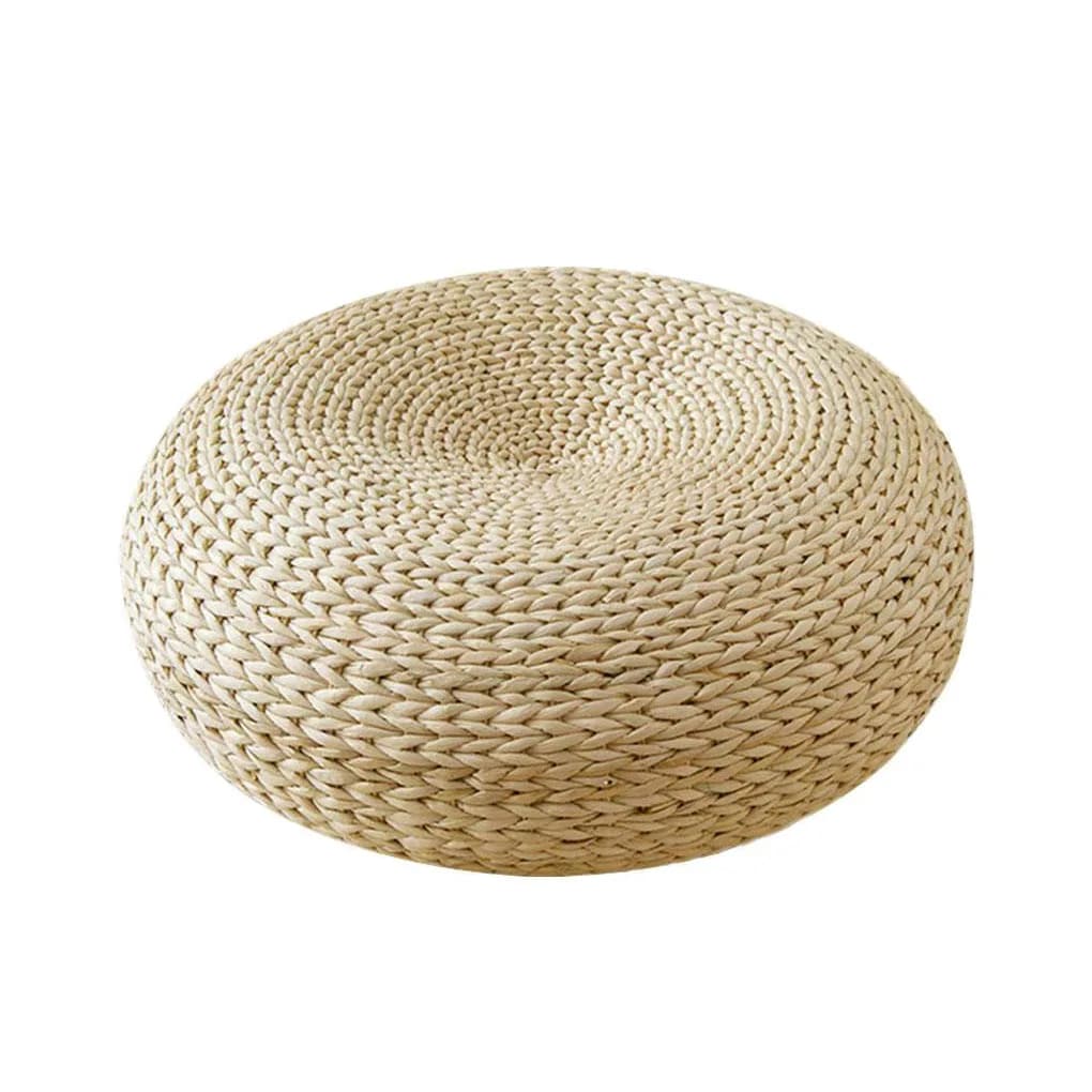 Universal Bearing in Braided Paglia for Yoga, Decoration, Sitting on Earth, Sitting accessory, for Living, Offices, Kitchen