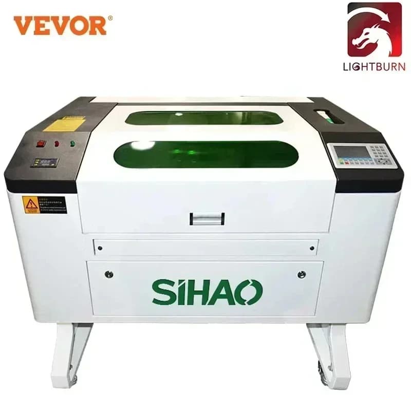 SIHAO Ruida Incisore Laser CO2 100W Macchina per incisione laser 700x500mm Messa a fuoco automatica con refrigeratore Accessori per tubi laser Reci