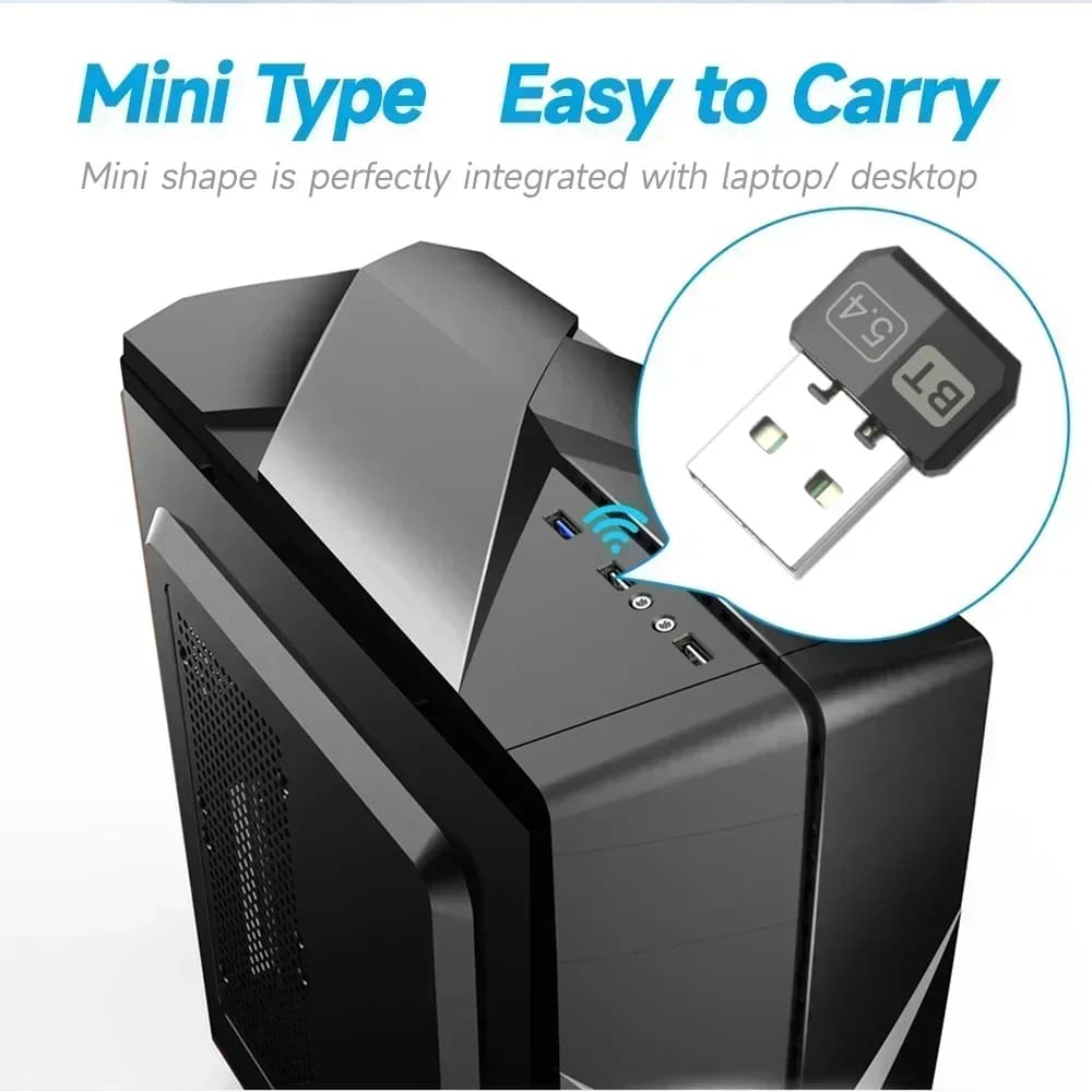 Adattatore fBT per trasmettitore wireless USB Adattatore dongle USB BT 5.4 per tastiera auricolare mouse altoparlante PC