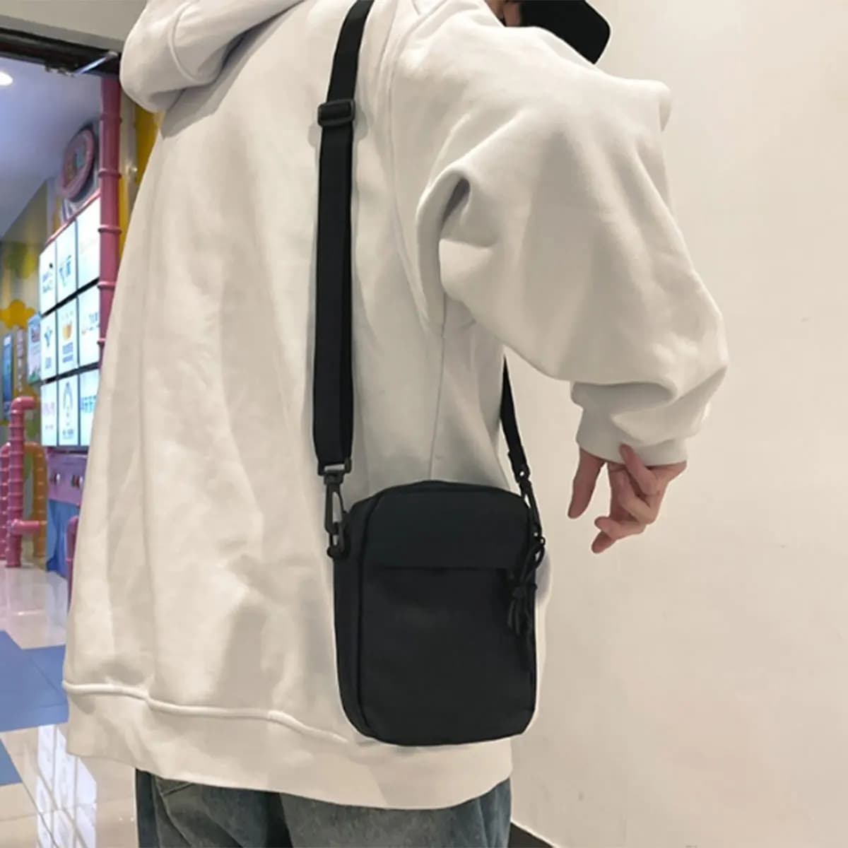 Sen piccola borsa a tracolla di marca di moda borsa a tracolla sportiva per il tempo libero piccolo zaino femminile semplice borsa a tracolla un vestito