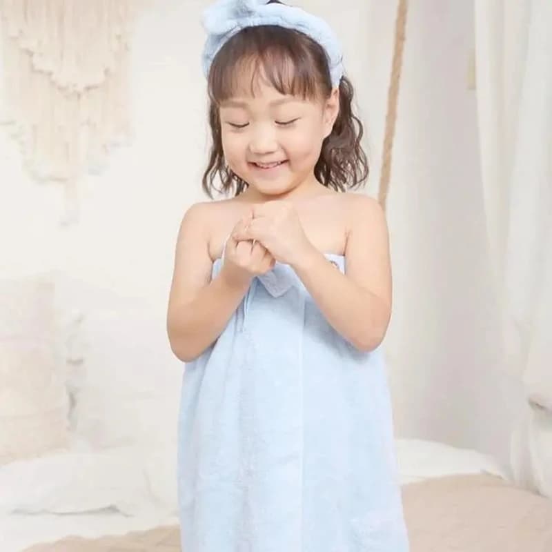 Coral Velvet Children's Bath Towel Soft Children's Bath Towel For Girls Upper Tube Bathroom towel Baby towel for baby towel for home