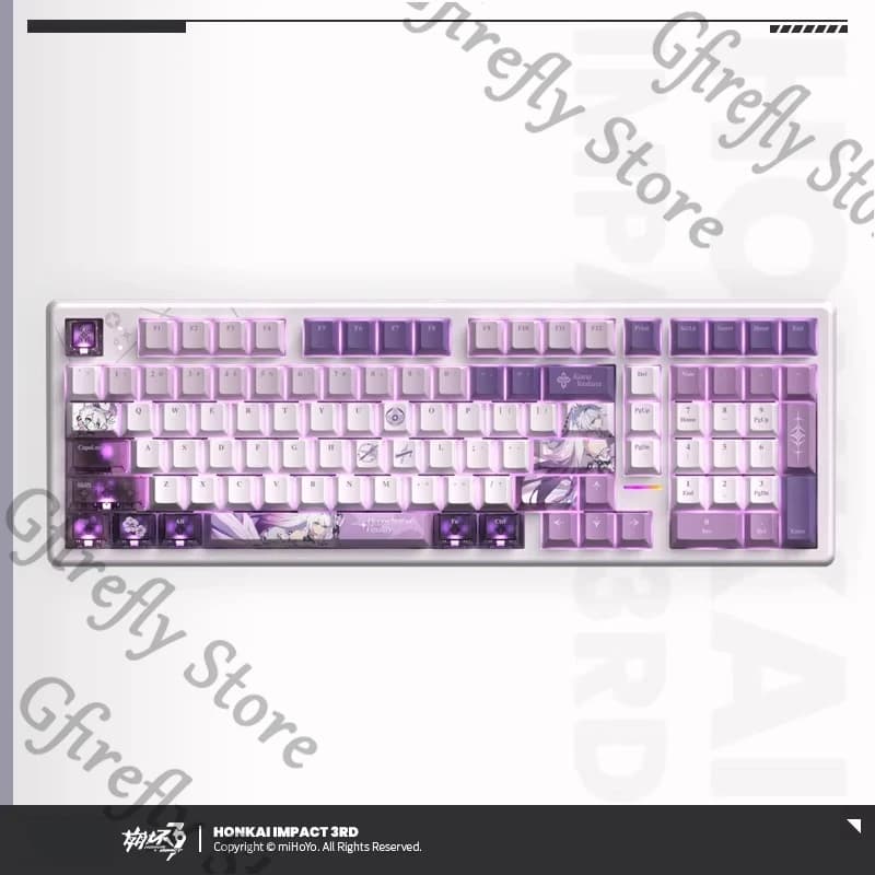 Honkai Kiana Custom Mechanic Keyboard: Star Rail, Official Product for Cosplay and Collecting