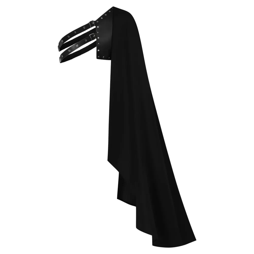 Vintage Medieval Mantle, Half Shoulder Scarf, Warrior Mantle for Cosplay, Halloween Party Costumes