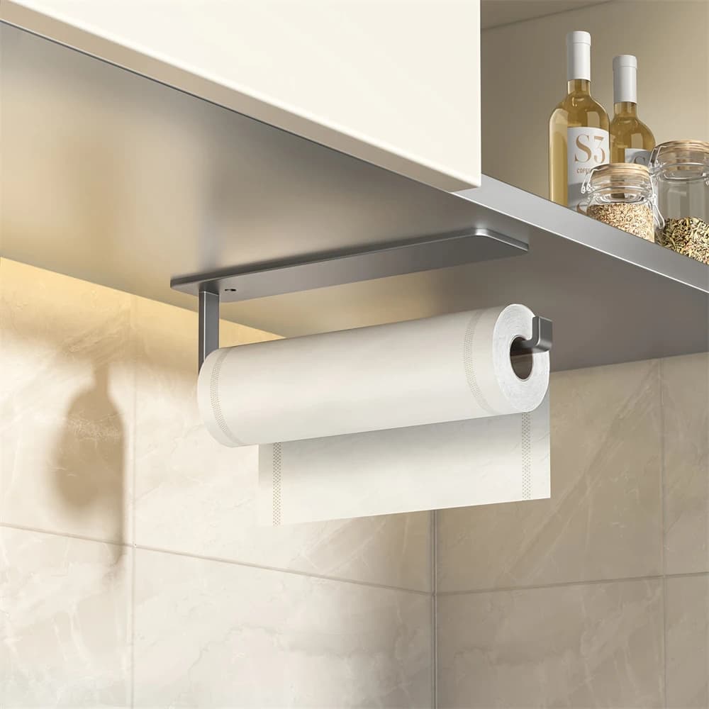 Kitchen handkerchief holder without punching Locker holders with transparent film Fabric holders Wall handkerchiefs Kitchen holders