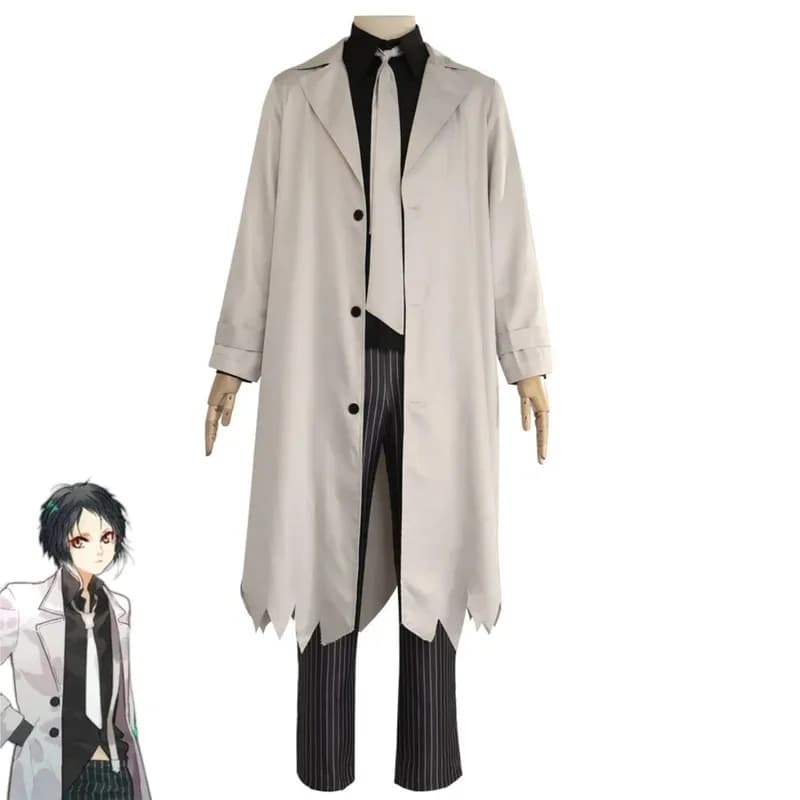 Anime Bungo Stray Dogs Ryunosuke Akutagawa Nakajima Atsushi Costume Cosplay BEAST Lungo Trench Uomo Donna Abiti da festa; 2k,j'x.