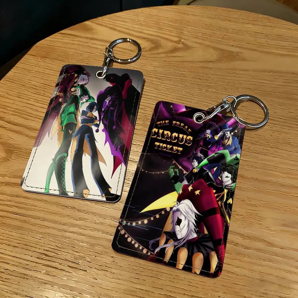 Keyring with Protective Case for Cards of Game The Freak Circus, for Locks and Accesses, Security Gift