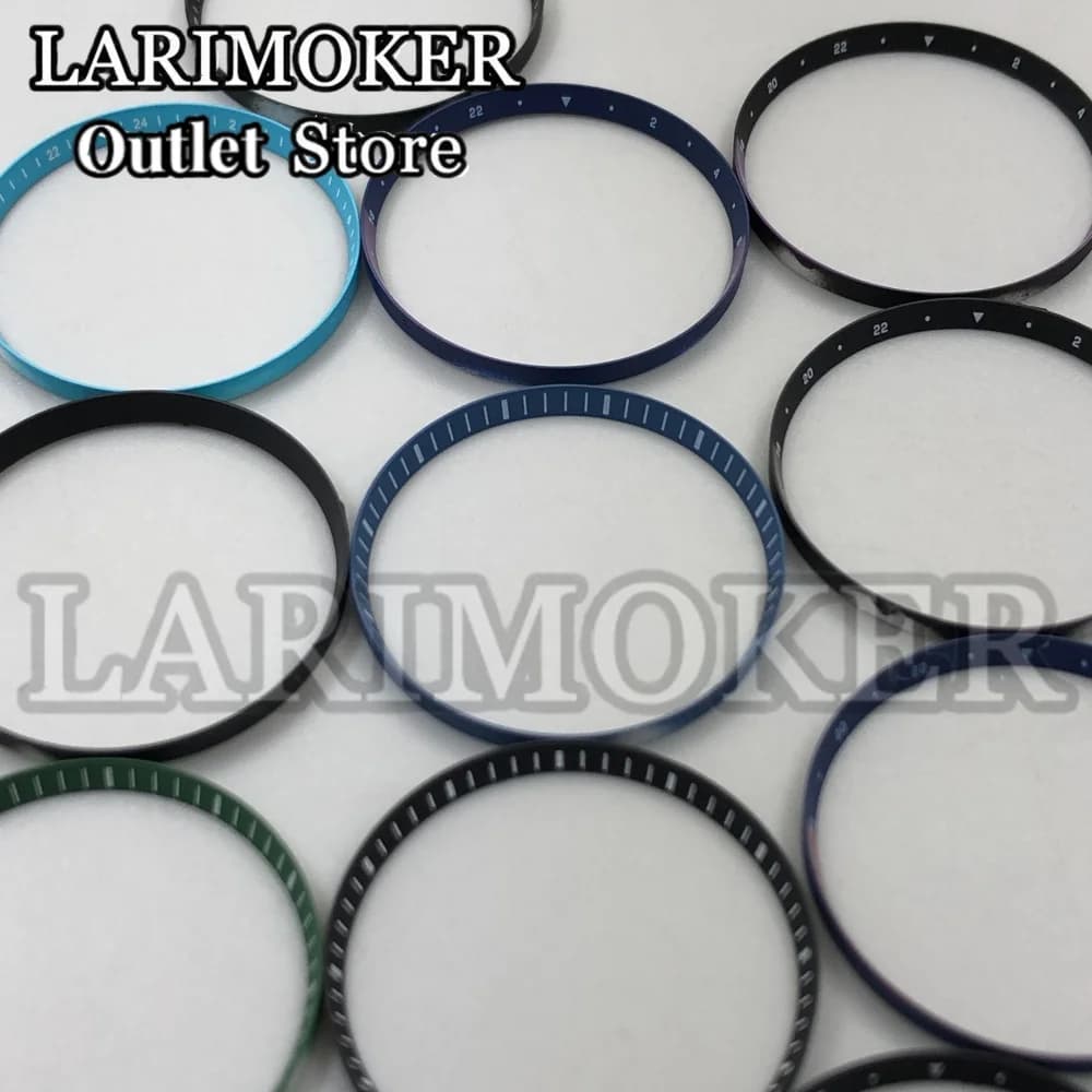 LARIMOKER 30mm Interno Ombra Cerchio Scala Cerchio Quadrante Orologio Capitolo Anello di Plastica per cassa dell'orologio da 40mm Accessori per orologi