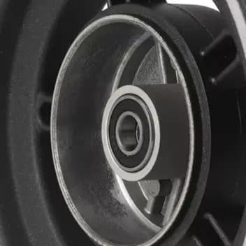 /For /Xiaomi /5 Pro Electric Scooter Vacuum Front Wheel Hub Aluminum Alloy No Drum Brake Black Replacement Part Accessories