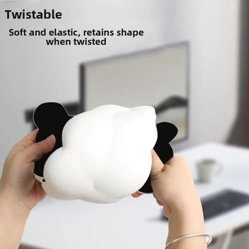 Tappetino di supporto per polso per tastiera in pelle PU Cuscino per mouse impermeabile antiscivolo Cuscino di protezione per tappetino per mouse ergonomico morbido