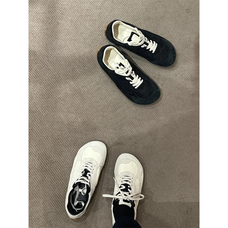 Nuove Scarpe da Uomo Traspiranti Agam 2026, Trendy con Lacci, Stile Deqin, Basse, per Pendolari, Sportive, Casual, da Corsa, Punta Tonda, Tacco Basso