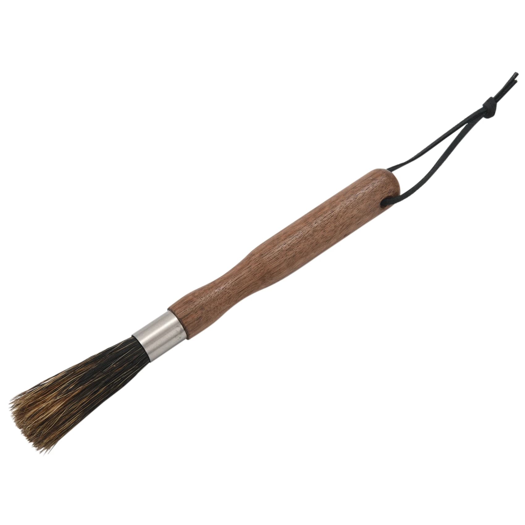 A36T-Coffee Grinder Powder Cleaning Brush Coffee Machine Brush Wood Handle Pig Bristle Dusting Espresso Brush For Barista