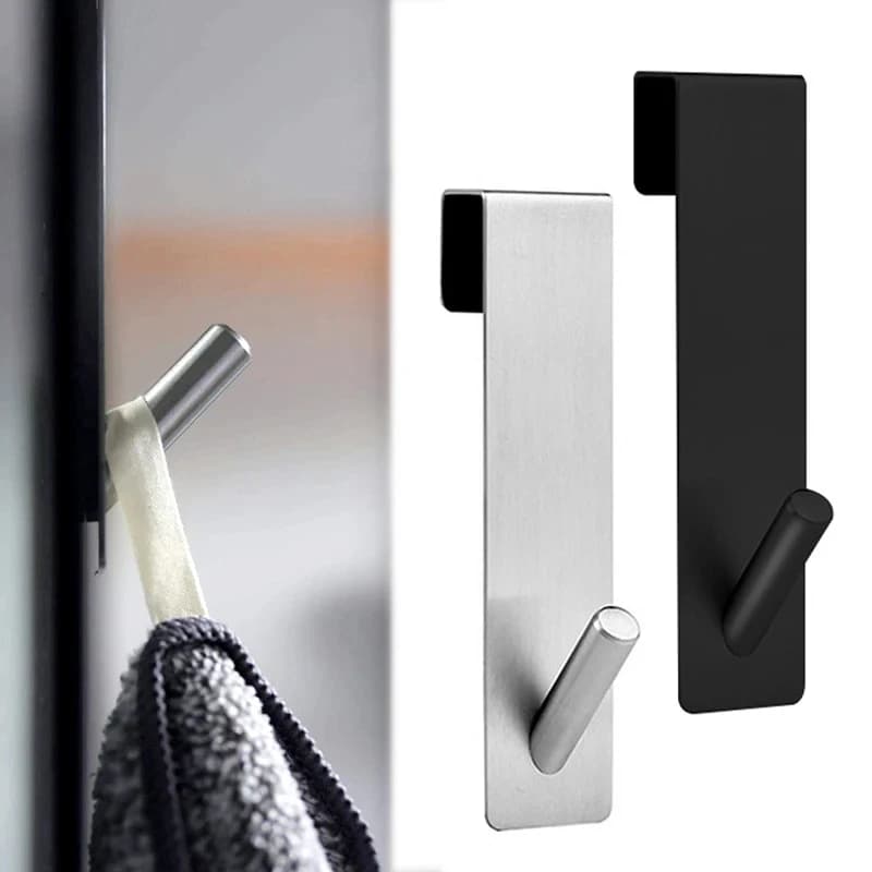 Gancio per porta doccia in acciaio inossidabile, appendi asciugamani a S per porta doccia in vetro, porta accappatoi da bagno