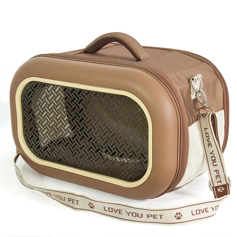 Borsa da viaggio per animali domestici: ampio spazio, a prova di fuga con rete laterale, spalla convertibile/design portatile per tutte le stagioni