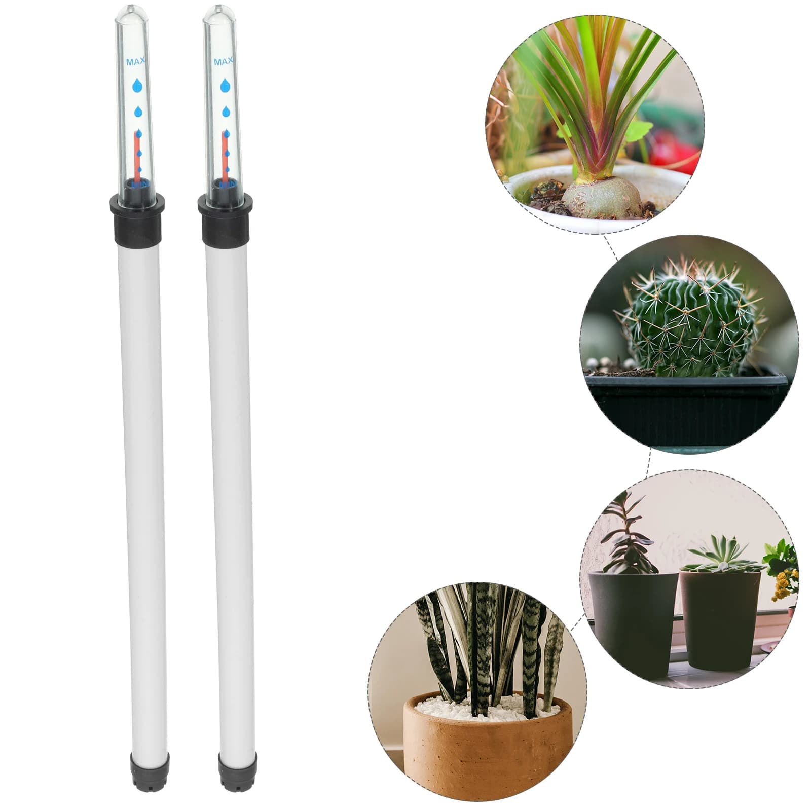 2 pieces of plants water level indicator probe water level meter boa level indicator of potted hydroponic plants for interior