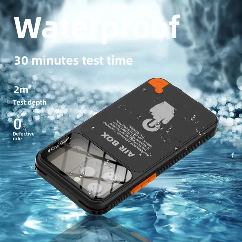 Custodia protettiva impermeabile IP68 Custodia professionale per immersione subacquea sommergibile per iPhone 16 15 14 serie For6.1 6.7 pollici
