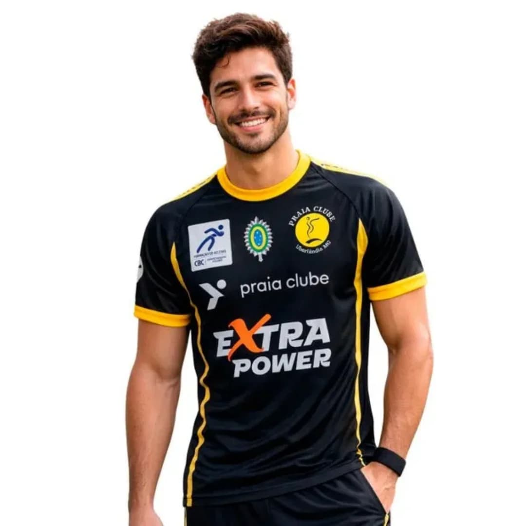 Maglia da Pallavolo Praia Clube 25-26, Kit da Allenamento, T-Shirt Sportiva da Uomo, Abbigliamento per Bambini, Top Y2k da Donna