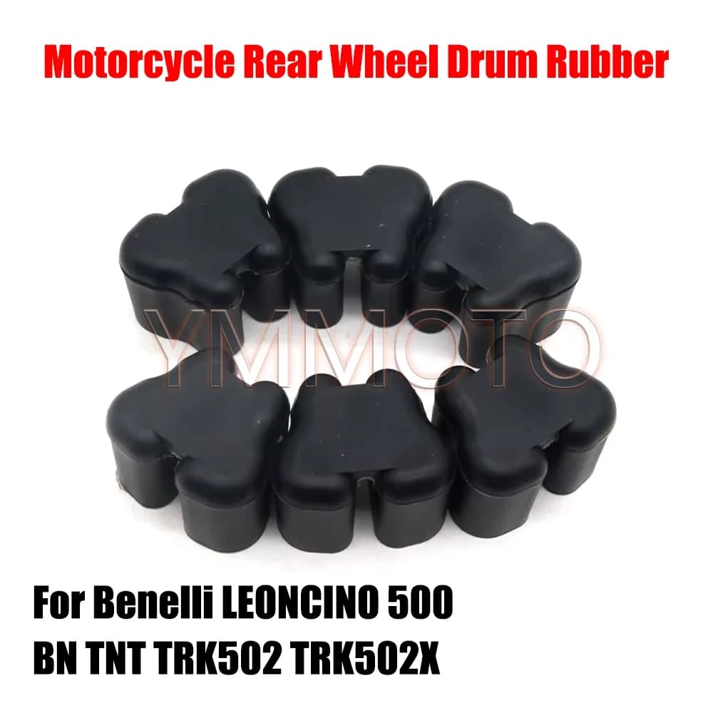 For Benelli LEONCINO 500 BN TNT TRK502 TRK502X TRK 502 502X Motorcycle Rear Wheel Drum Hub Cushion Sprocket Rubber Damper Gasket
