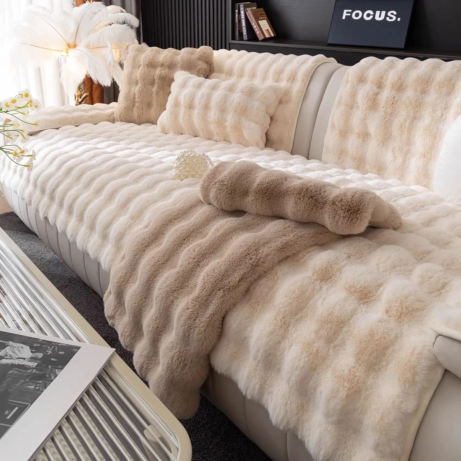 Soft sofa slipcover for living room Decorations for modern home