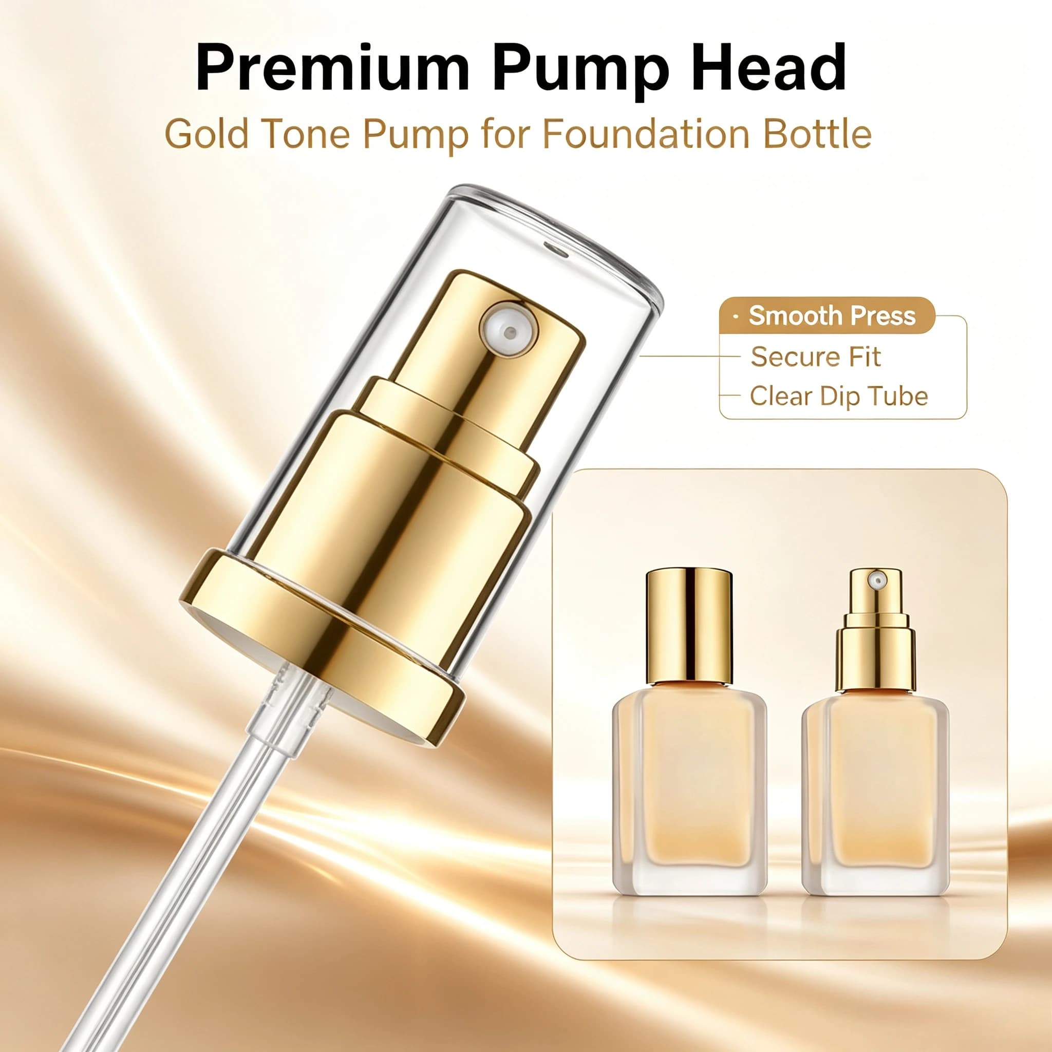 2026 Highquality Makeup Tool Pump With Lid Press Type Replacement Vacuum Pump Adapter For DW DWN Lauder Liquid Foundation Bottle