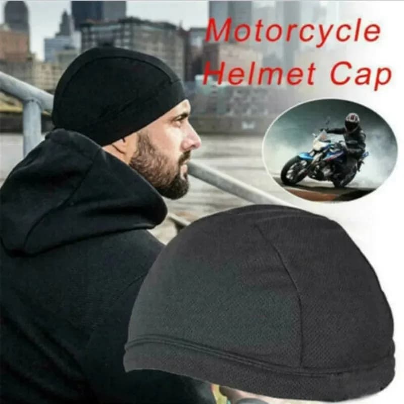 Sottocasco Traspirante ad Asciugatura Rapida, Morbido Berretto Sottocappello per Moto, Bicicletta, Ciclismo e Sport