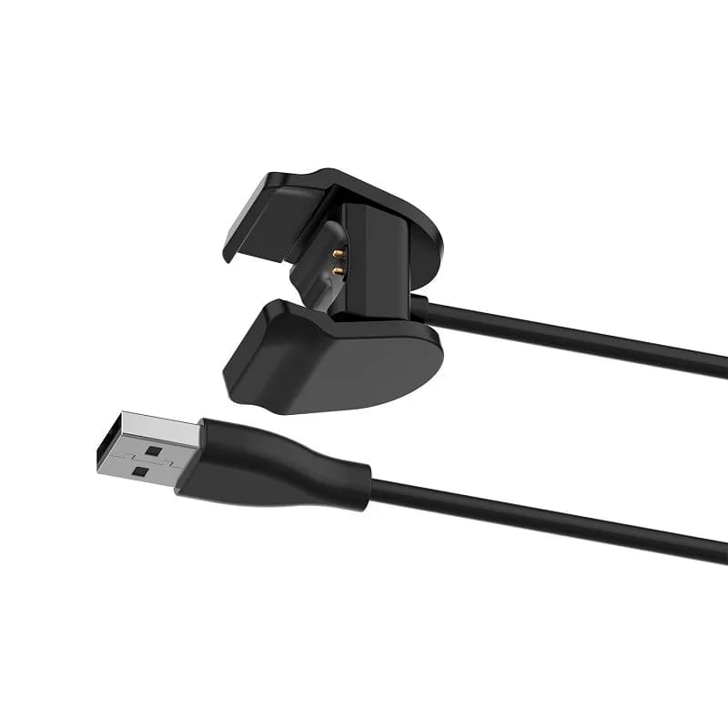 Cavo dati di ricarica con clip per Xiaomi Mi Band 5 4 Smart Watch Cavo di alimentazione per caricabatterie rapido USB da 100 cm