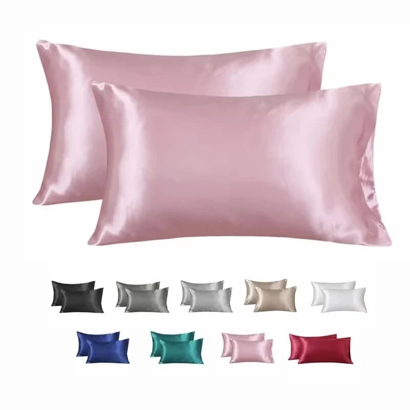 100% Silk Federa for pillow Federa for hair in satin silky Federa for pillow comfortable Decorations for the house Lining for pillows.