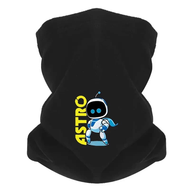 Robot figura eroe blu bianco posa Uomo Sciarpa antivento Maschera Ghetta per il collo Cappello Berretto da donna Copricapo Outdoor Mantieni caldo Inverno Multifunzione