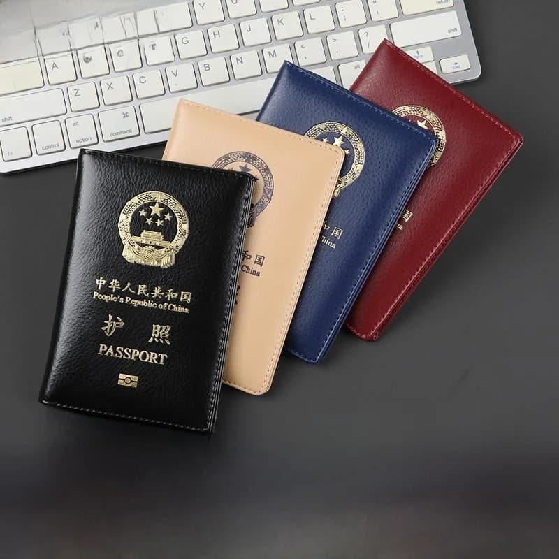 Multifunctional Thin Passport Wallet New Ladies Wallet Ticket Clip Document Holder Storage Bag Business OL Style Polyester Li...