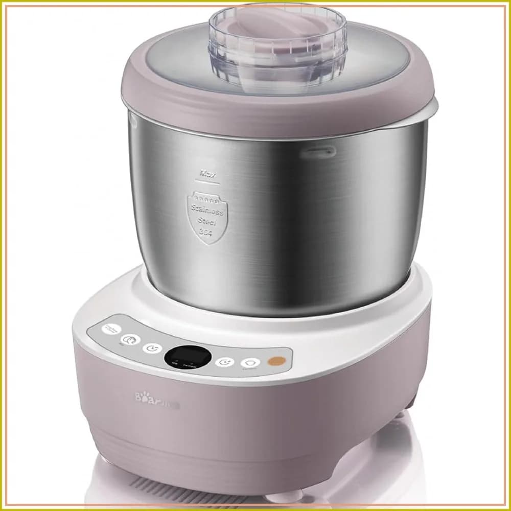 3.7-Quart Electric Dough Maker with Fermentation, 304 Stainless Steel for Pizza & Bread Dough