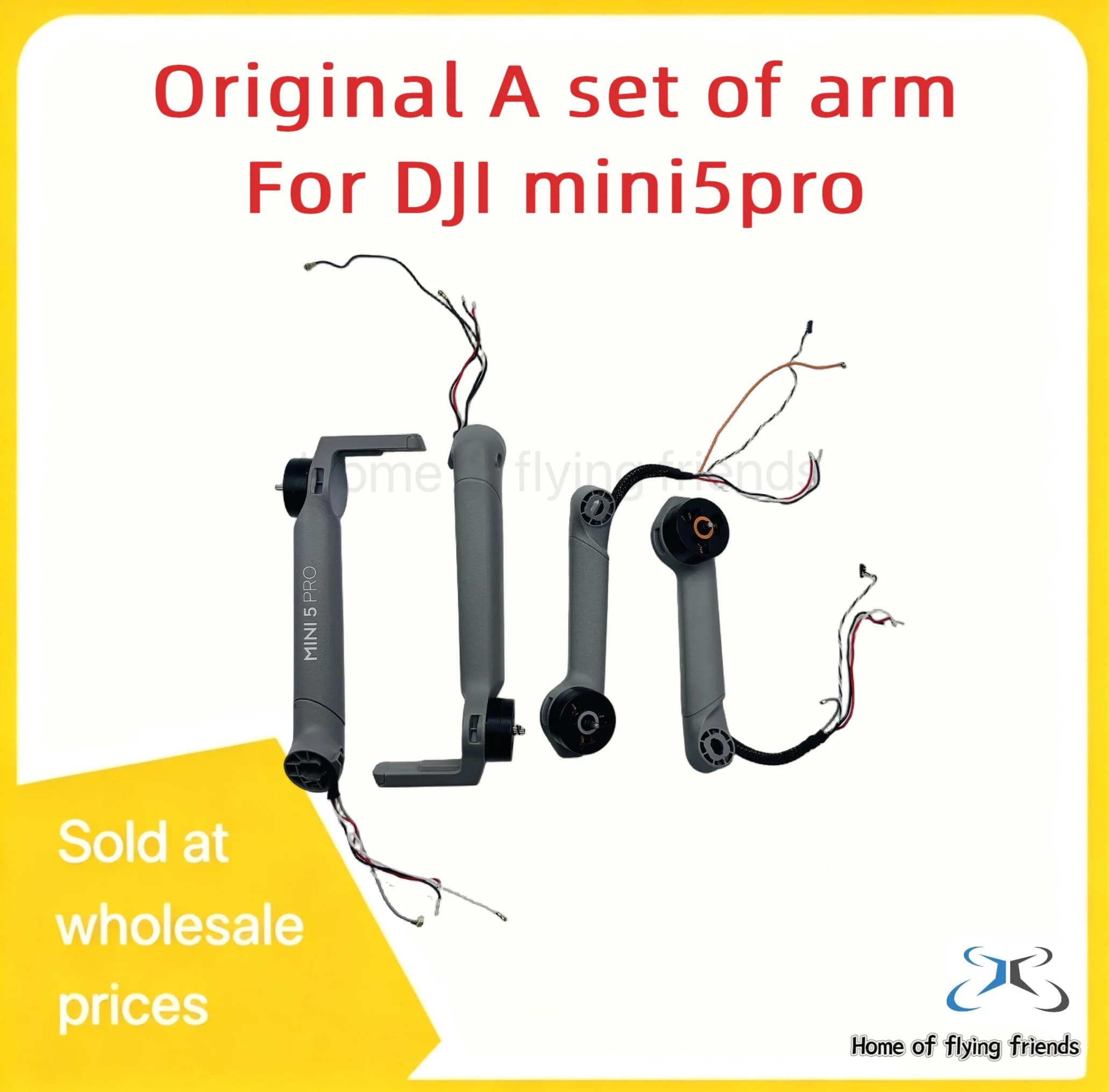 Original Motor Arms for DJI Mini 5 Pro Left Right Front Rear Arm with Motors for DJI Mini 5 Pro Drone Repair Spare Parts