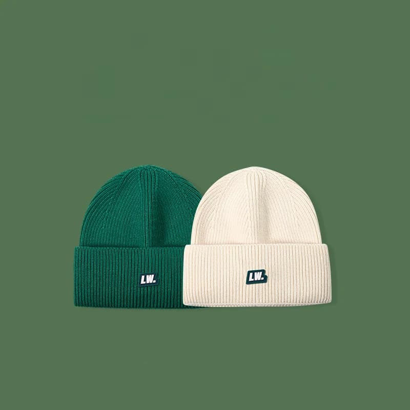 Cappello lavorato a maglia verde oliva Berretto unisex Moda stile streetwear Berretto con teschio foderato in pile per uomo Donna Coppia berretto invernale Regalo fantastico