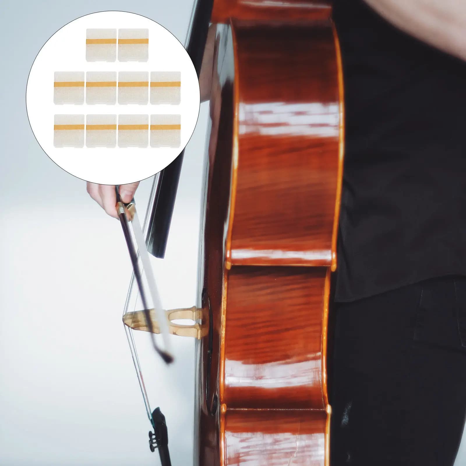 10 Pezzi Deumidificatori Riutilizzabili ad Alto Assorbimento per Strumenti Musicali, per Chitarra, Pianoforte, Violino, Erhu, Guzheng, Portatili e Leggeri