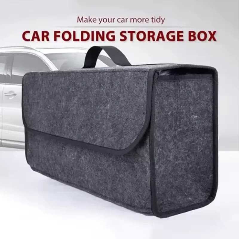 Nuova scatola di immagazzinaggio per applicazioni multi-scena premium, organizer antiscivolo compatto e resistente per ricambi auto automobilistici per bagagliaio di un'auto