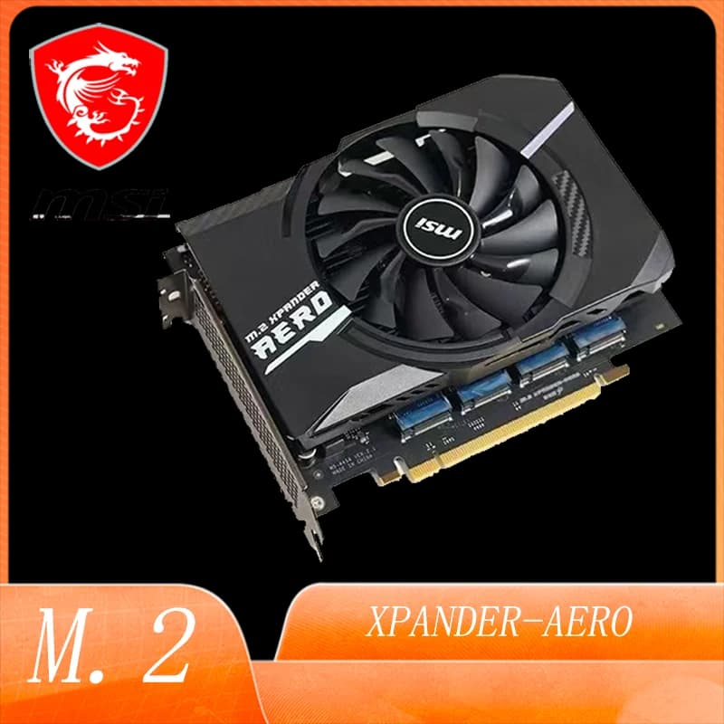Scheda adattatore Pcie originale MSI M.2 Xpander-AERO GEN4 SSD per disco rigido di espansione desktop