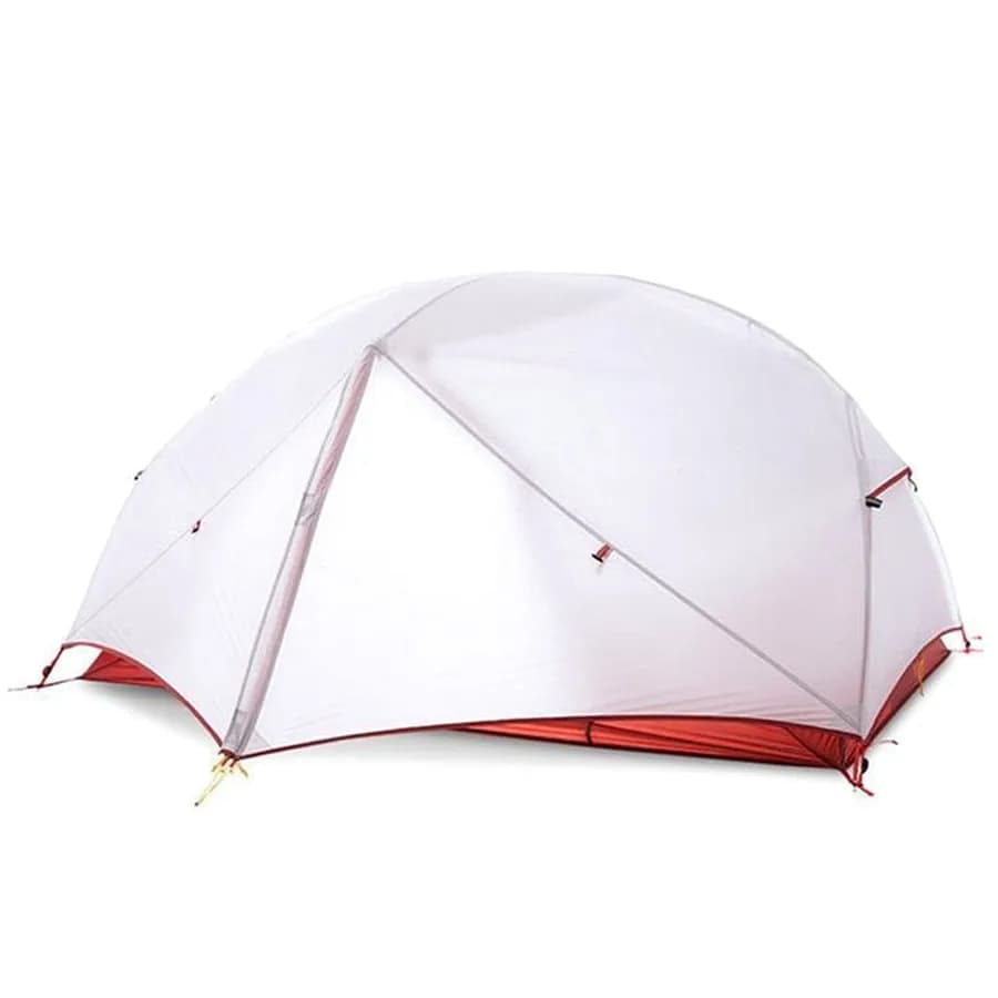 Tenda da Campeggio Impermeabile con Palo in Alluminio per 2 Persone, Tenda Ultraleggera per Viaggi e Campeggio all'Aperto