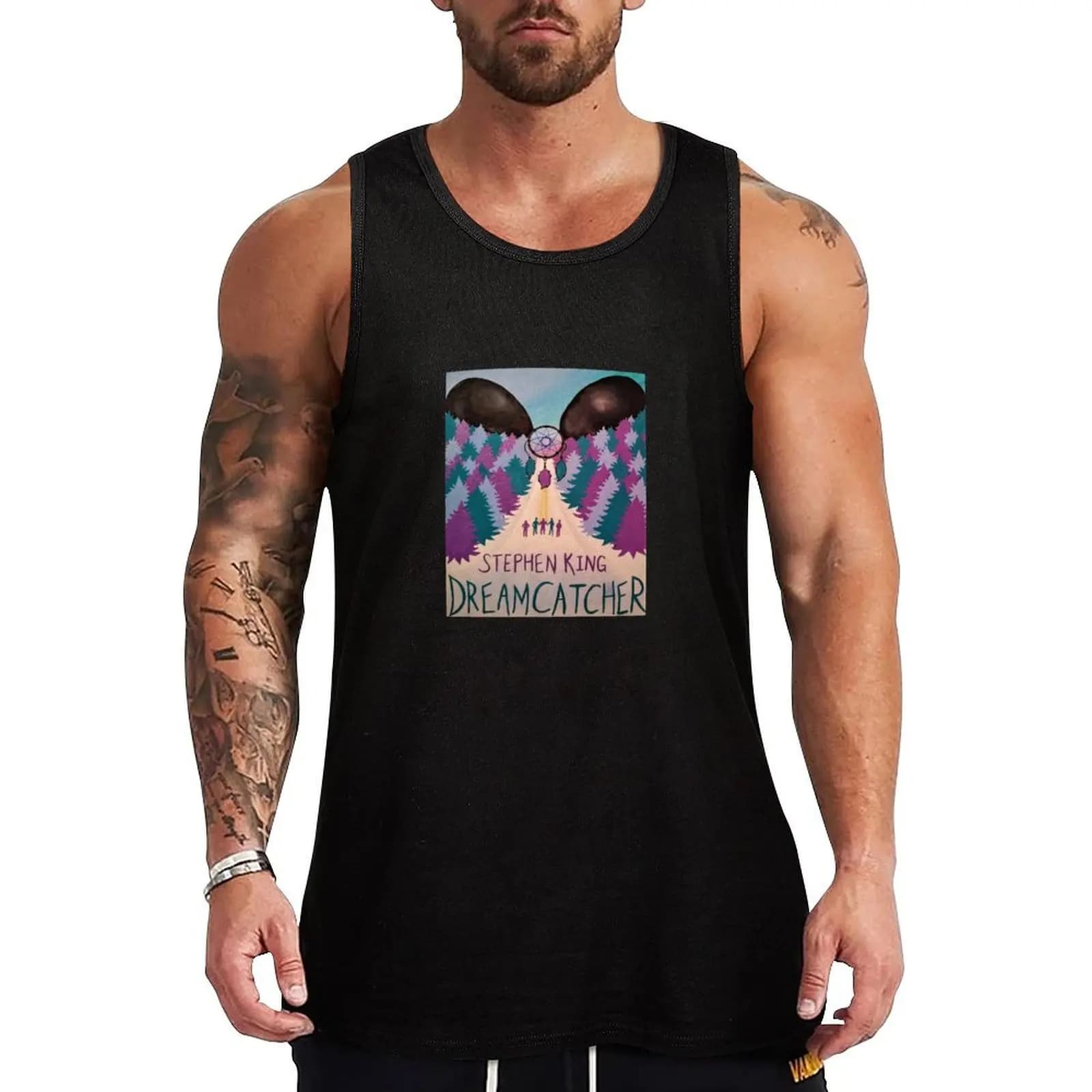 Dreamcatcher Tank Top Sleeveless Workout Tank Top Muscle Fit Gym Shirt