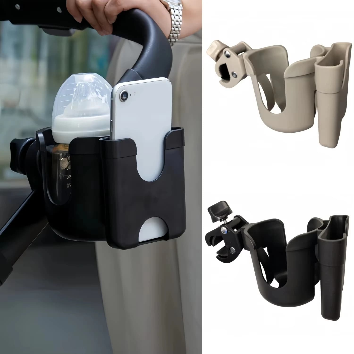 Bicycle Carriers for wheelchairs Children's stroller Bottle holders for wheelchairs Non-slip design Accessories for wheelchairs
