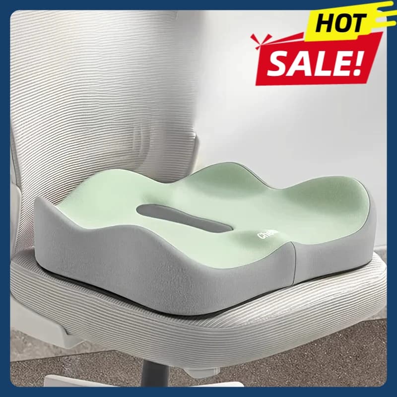 ​ ​ 【Cuscino Ergonomico per Seduta da Ufficio】Cuscino di Supporto Lombare in Memory Foam a 3 Zone Traspirante Correttore di Postura per Auto Ufficio Sedia a Rotelle