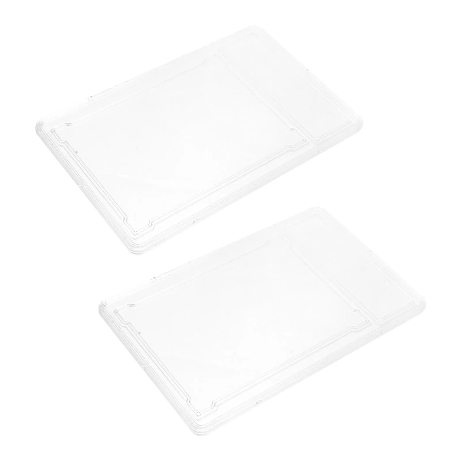 2 Pezzi Custodie Protettive per Carte Collezionabili in Plastica Trasparente Premium, Porta Carte da Baseball Facili da Aprire e Chiudere, con Posizione per Etichetta, Anti-Graffio