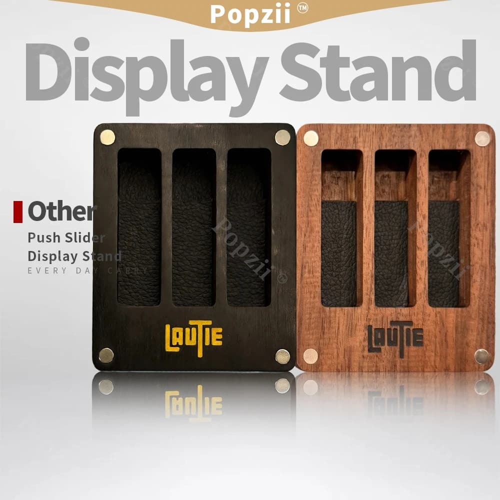 Fidgeting Toys LAUTIE Choc Wooden EDC Display Stand Frame Cool Gadget EDC Table Ornament