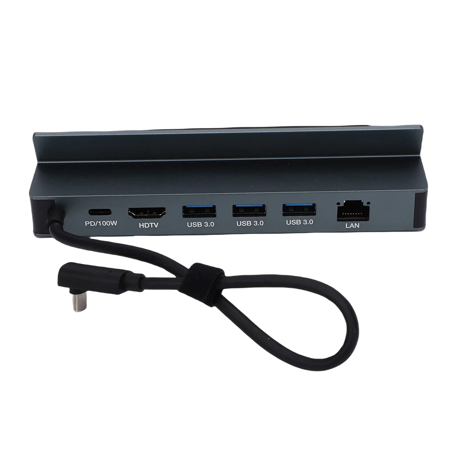 Dock 6 in 1 Compatibile con Console di Gioco ROG Ally, Stazione di Aggancio con Porte USB A 3.0, HD 4K 60Hz, Ethernet Gigabit 2.0, Ricarica PD 100W