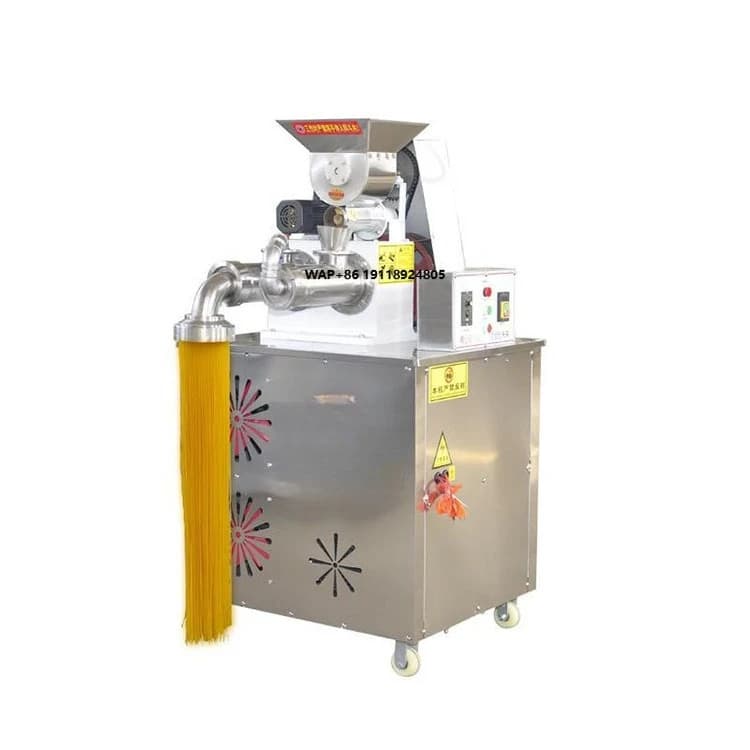 Automatic Spaghetti Pasta Processing Line Cold Noodles Vermicelli Extruding Machine Rice Corn Noodle Molding Press