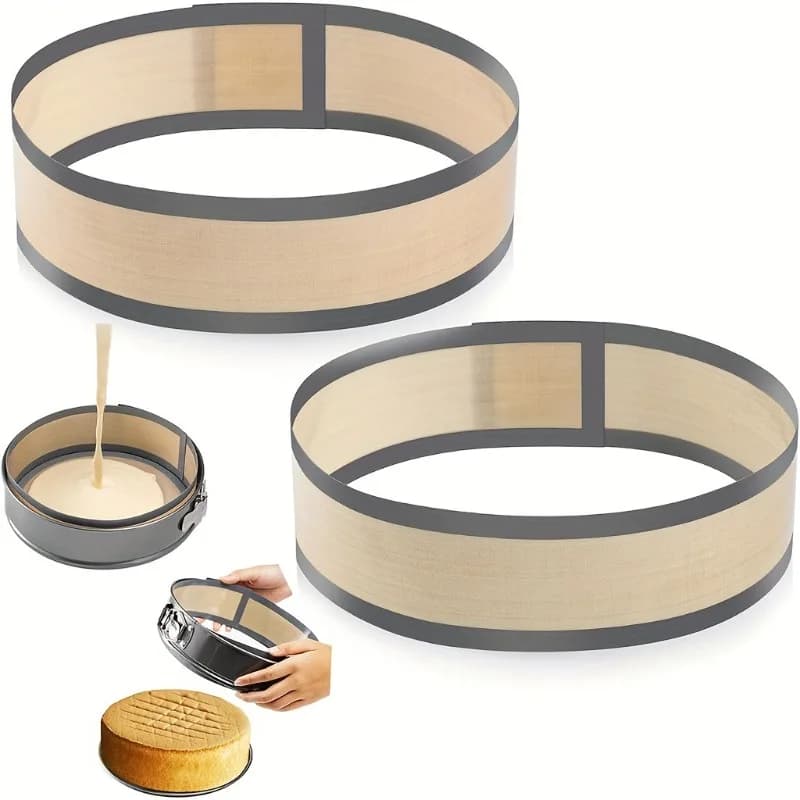 Silicone Round Baking Mat Air Fryer Oven Baking Sheets Non-Stick Baking Liners Reusable Bake Dish for Cake Pizza Pastry Cookie