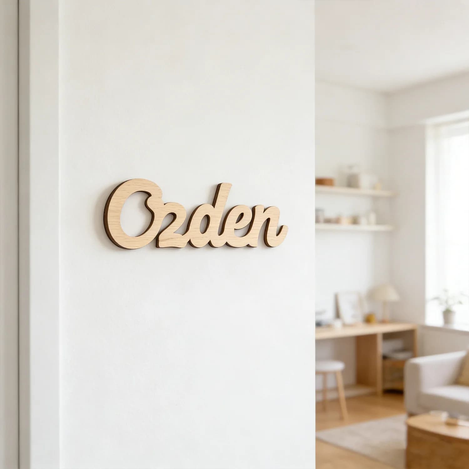 1pc Personalized Wooden Name Sign Customized gift Home decoration, customized gifts