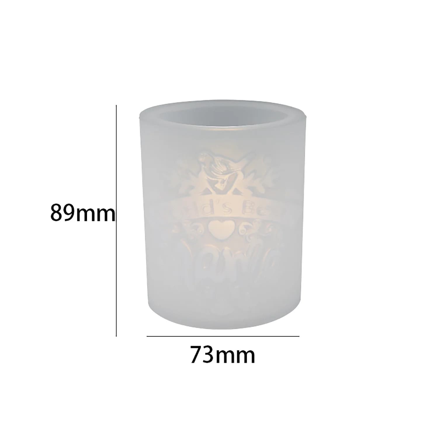 Stampo in silicone per candele profumate fai da te in resina epossidica, decorazione per la migliore mamma