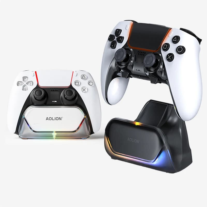 Stazione di Ricarica Rapida per Controller PlayStation 5, Supporto di Ricarica, Docking Station, Accessori PS5